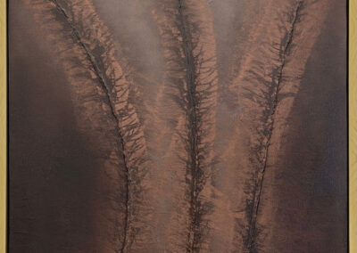 Fault Below, abstract acrylic painting by Alan Luke Vaughn