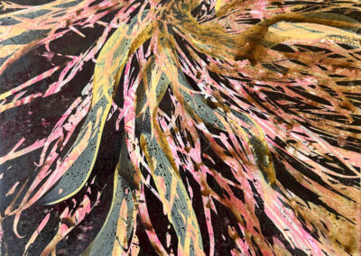 Undercurrent, abstract acrylic painting by Alan Luke Vaughn
