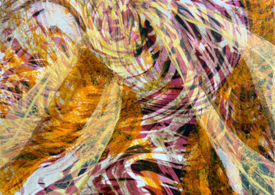Wild Frequency, abstract acrylic painting by Alan Luke Vaughn
